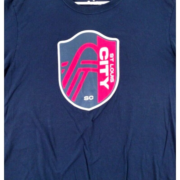 Fanatics St Louis City SC Navy Blue T Shirt Mens Large Soccer Athletic - Picture 4 of 16